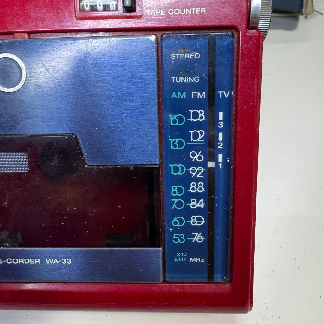 M*S様 SONY ステレオカセットコーダー WA-33カセットプレーヤー 赤