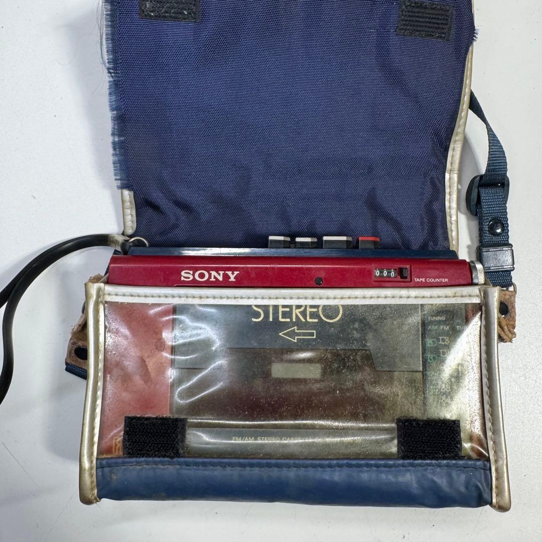 M*S様 SONY ステレオカセットコーダー WA-33カセットプレーヤー 赤