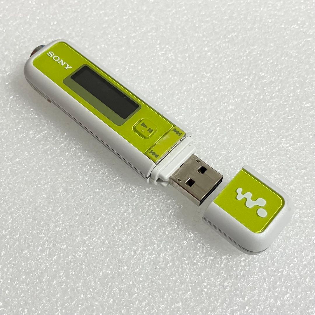 【動作確認済】　ソニー　NW−E023F ウォークマン 1GB ライムイエロー