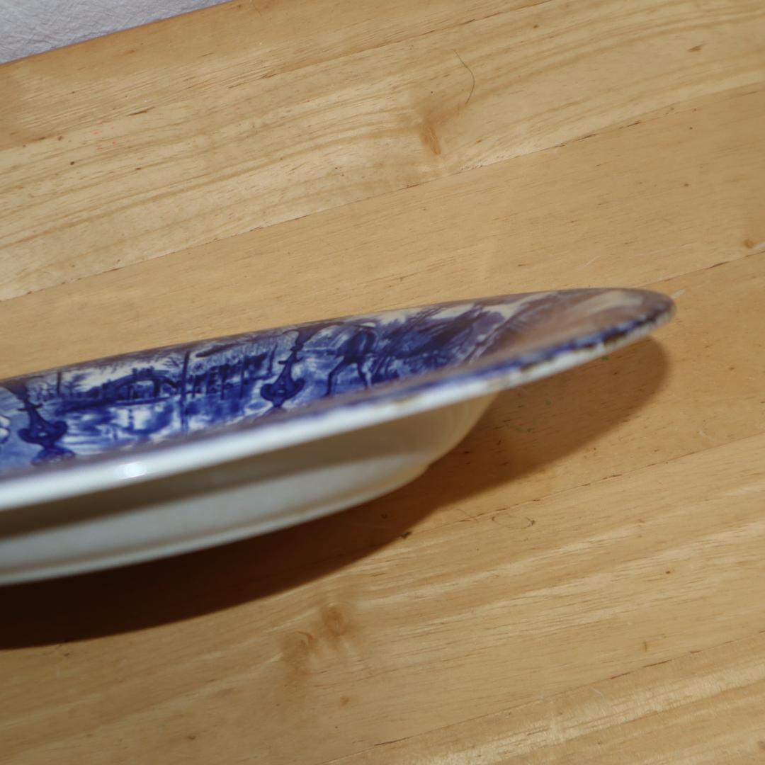 デルフトと思える珍品の文明開化印判