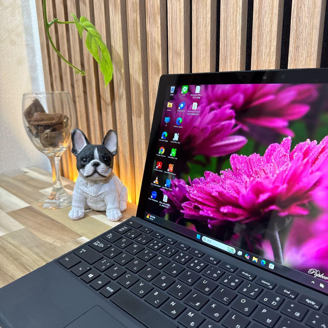 希少ブラック 上位モデル‼️Surface Pro7＋☘第11世代☘ノートパソコン