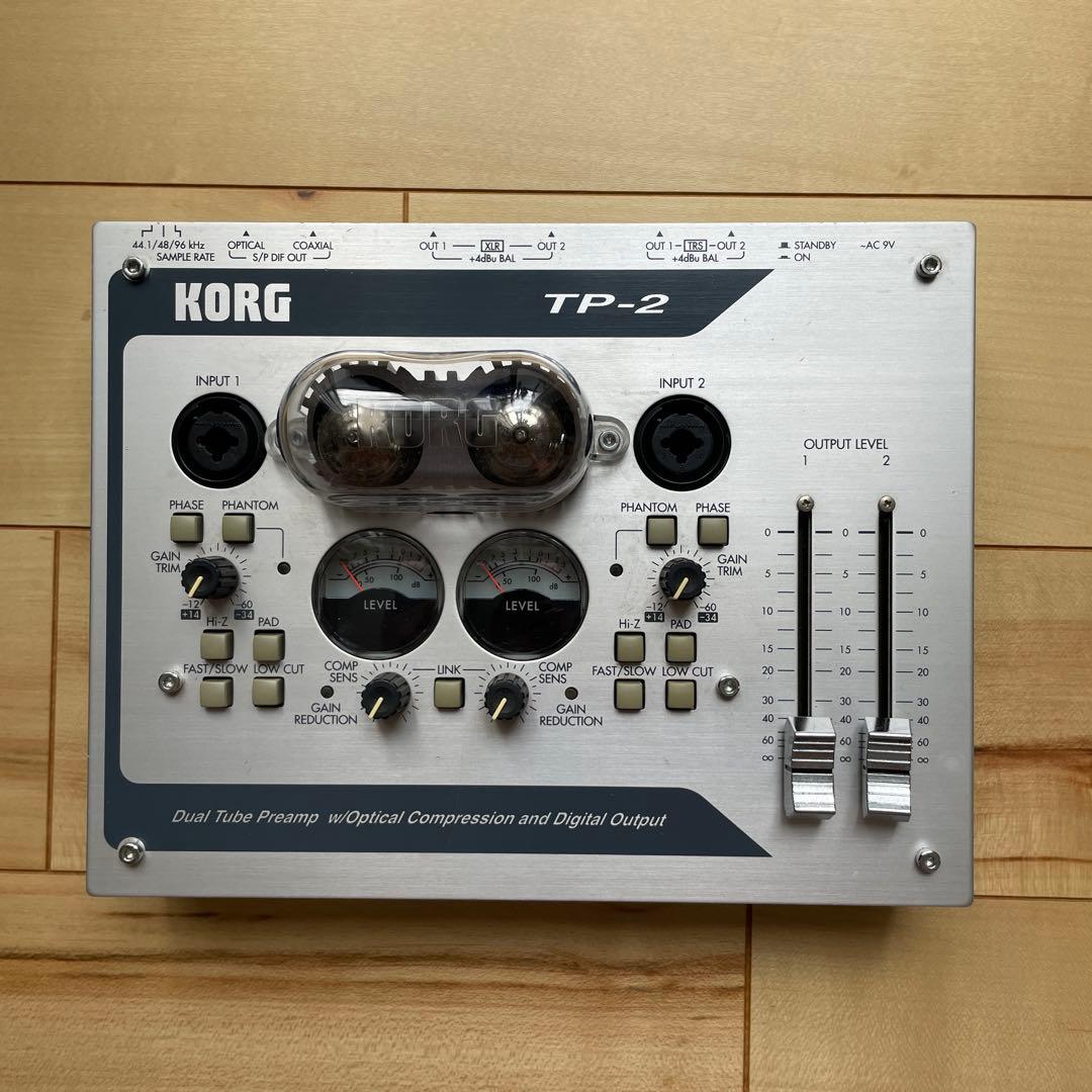 【送料無料】　KORG TP-2 真空管プリアンプ　コルグ　コンプレッサー