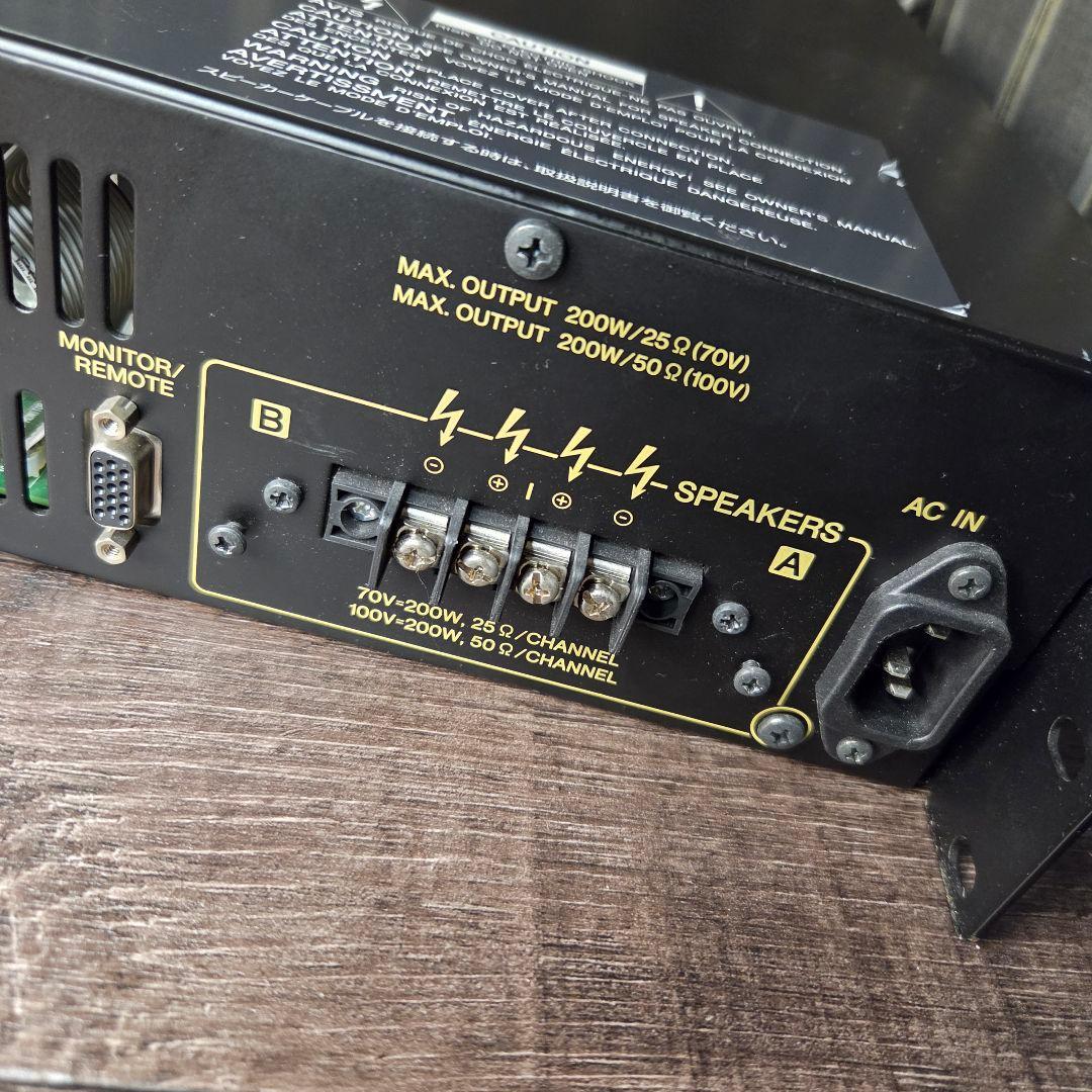 YAMAHA ヤマハ XH200 2チャンネル　パワーアンプ　現状品