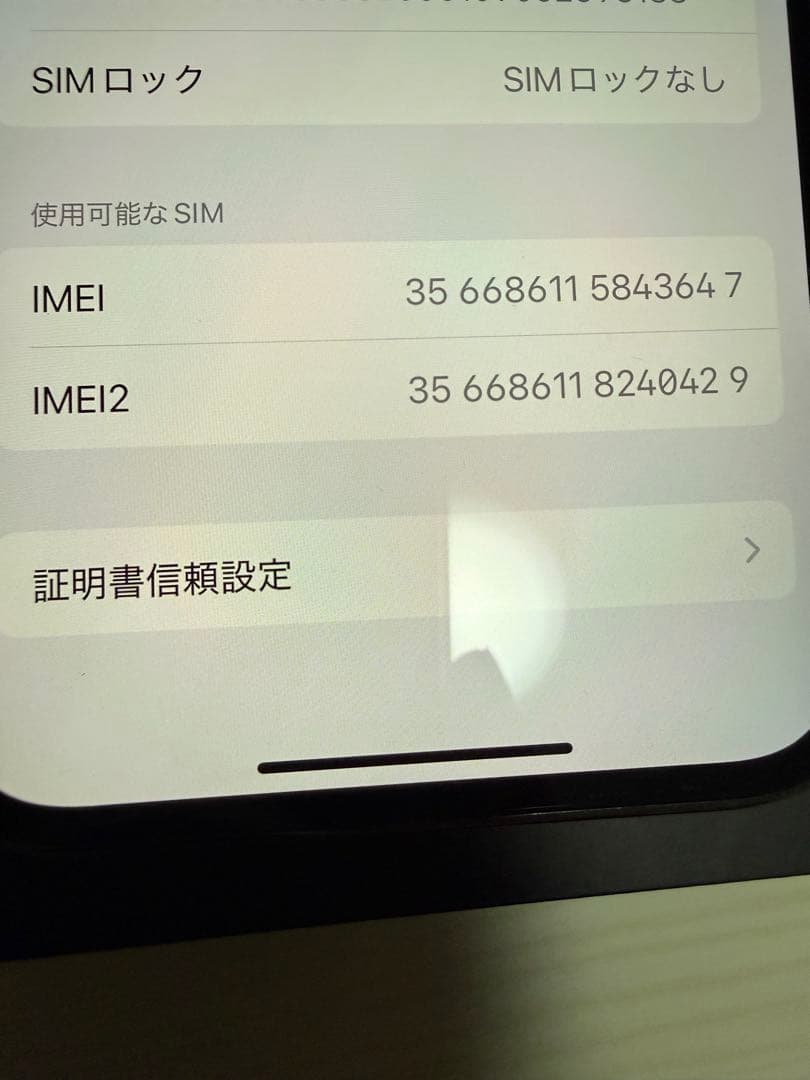 Apple iPhone 12 Pro グラファイト 本体 充電ケーブル付き