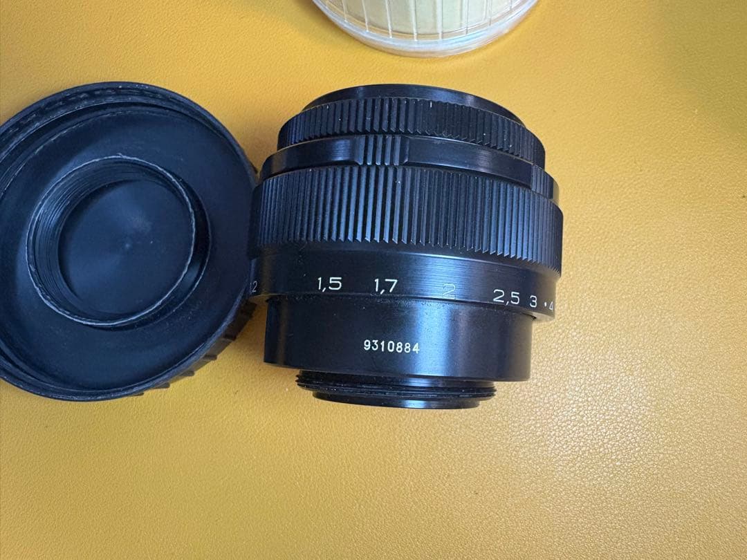 銘玉　Jupiter-9 85mm F2 ロシアレンズ　説明書あり