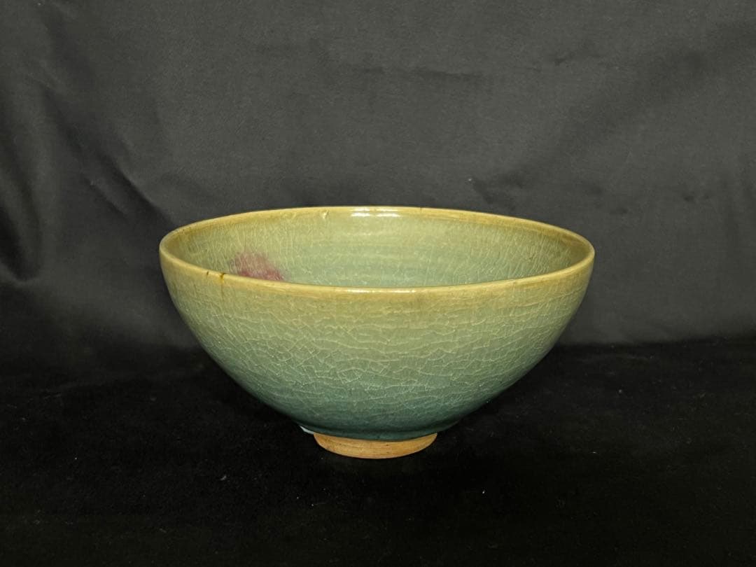 中国古美術　宋時代鈞窯釉茶碗　XG2-88