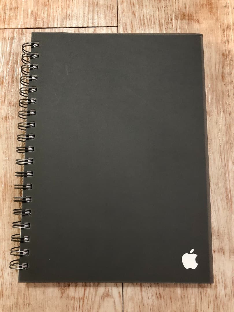 値下げ！【激レア】Apple ロゴ入りグッズ：リング綴じノートブック