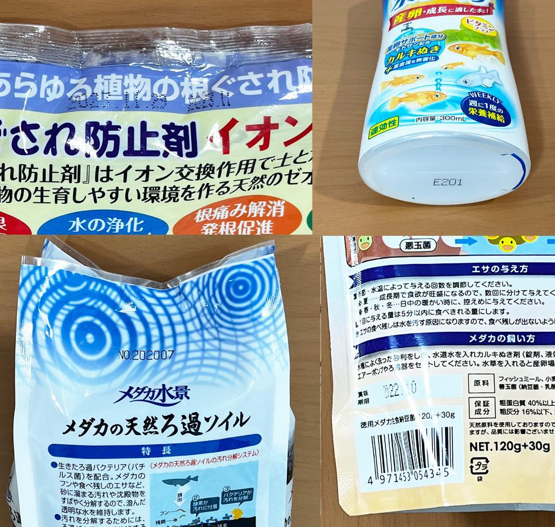 ユ*ケ様 めだか飼育オールインワンセット／GEXグラステリアメダカ横見Mサイズほ