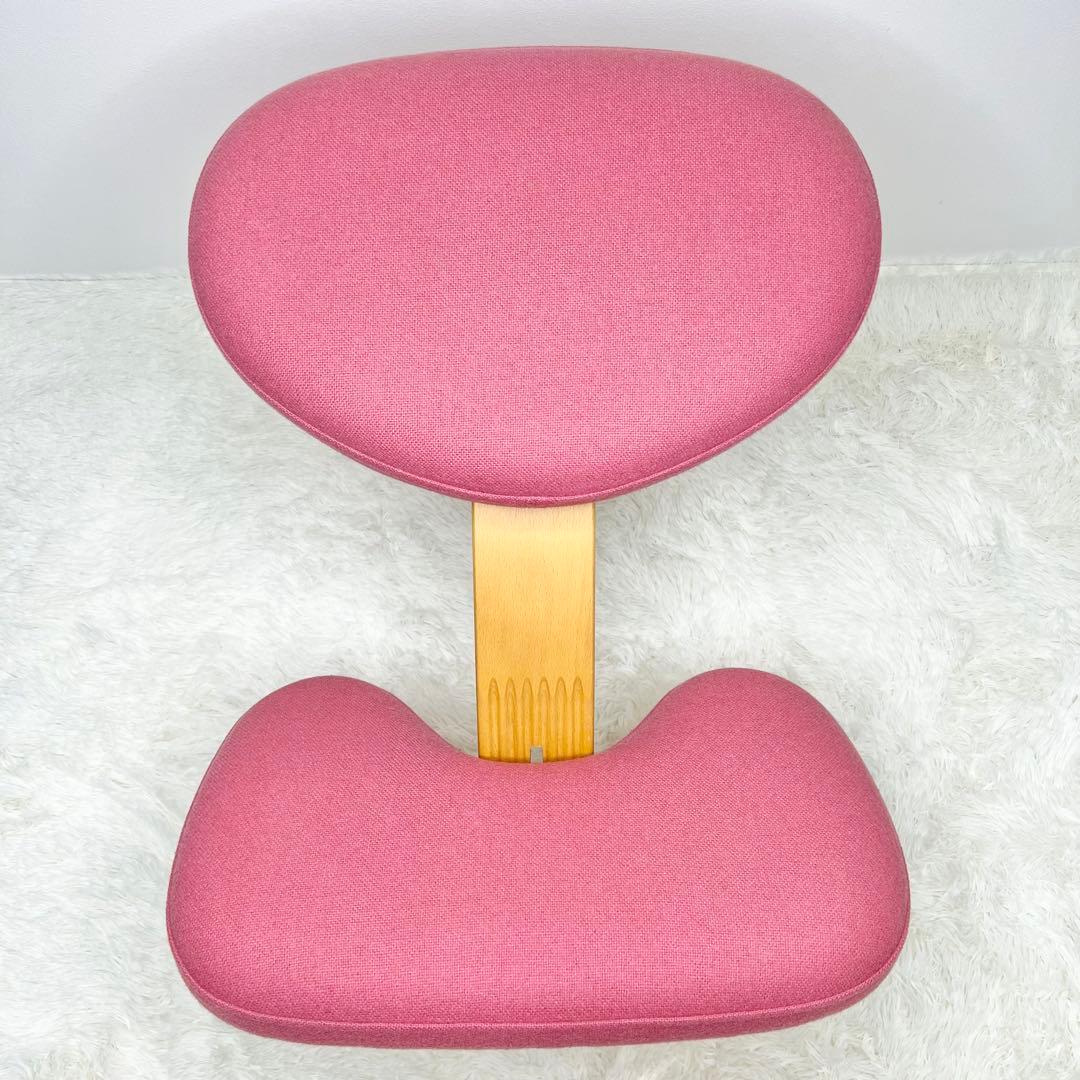 美品 Rybo Balans Easy 姿勢矯正チェア 学習椅子 ピンク