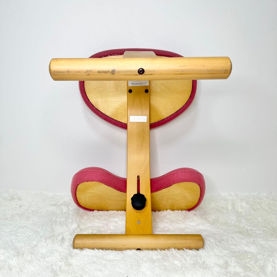 美品 Rybo Balans Easy 姿勢矯正チェア 学習椅子 ピンク