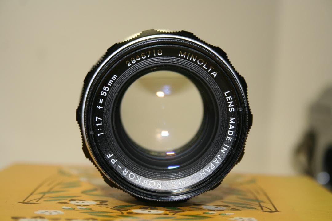 【動作確認済】ミノルタＳＲTスーパー+MCロッコールPF55㎜f1.7（M16）