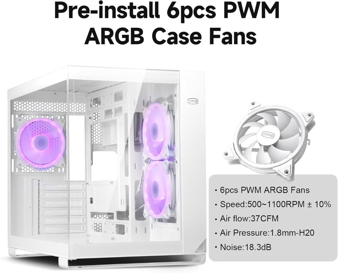 PCCOOLER CPS C3T500 ARGB タワー ATXケースタワー