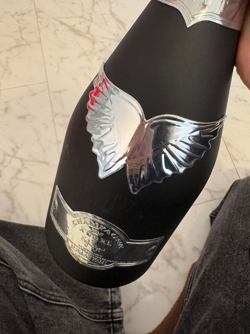 エンジェルシャンパン 空き瓶 空箱 4本セットまとめ売り