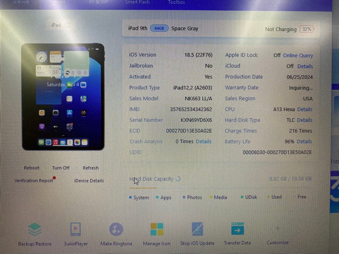 iPad 第9世代 64GB Wi-Fi + Cellular 42362