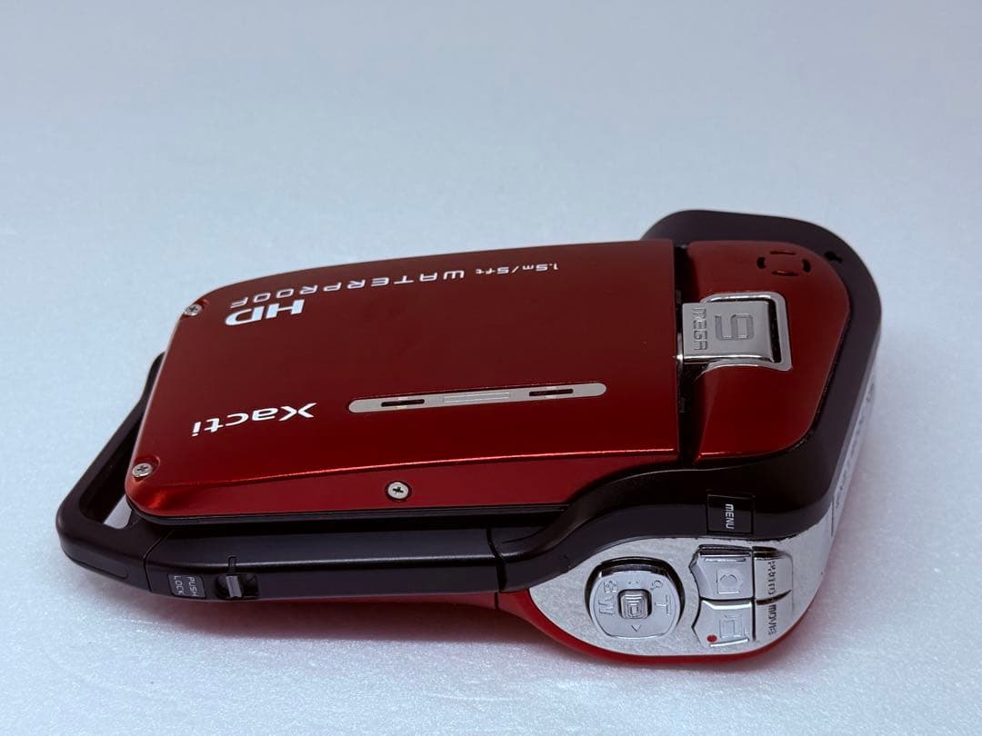 SANYO Xacti DMX-CA9 レッド 動作確認済1.5m防水