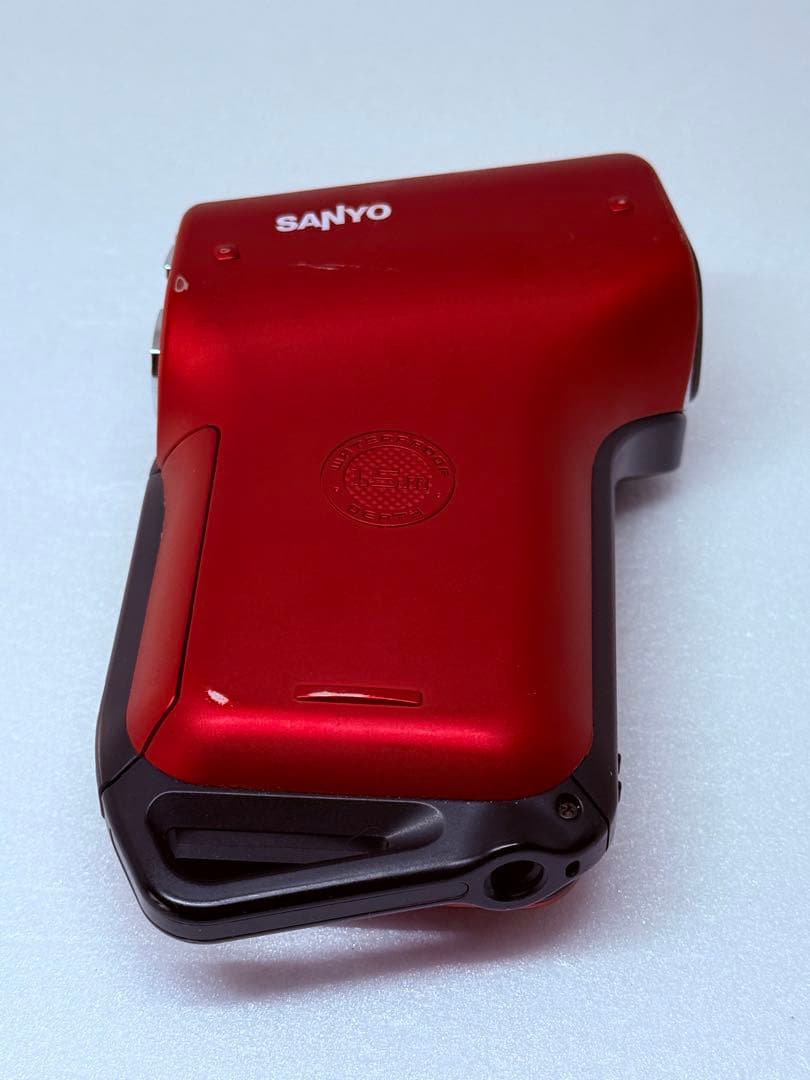 SANYO Xacti DMX-CA9 レッド 動作確認済1.5m防水