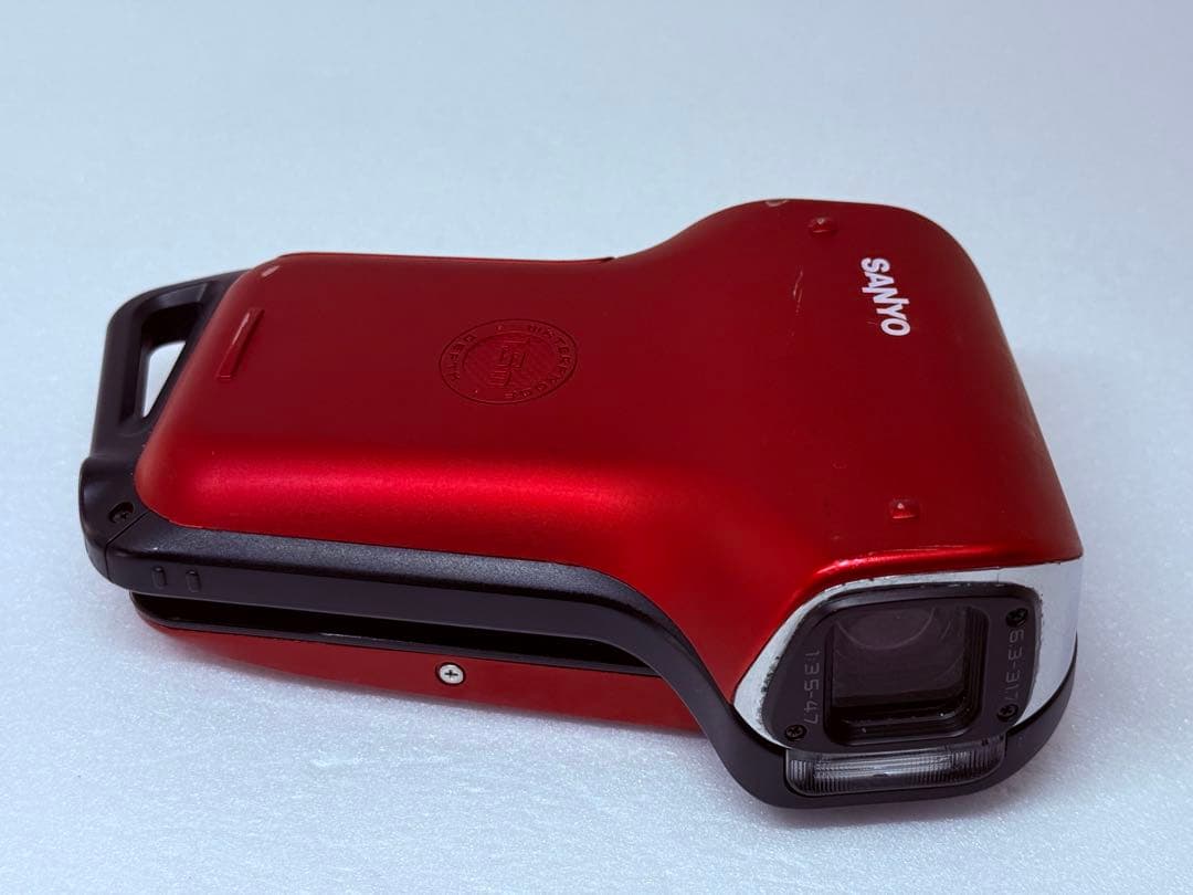 SANYO Xacti DMX-CA9 レッド 動作確認済1.5m防水