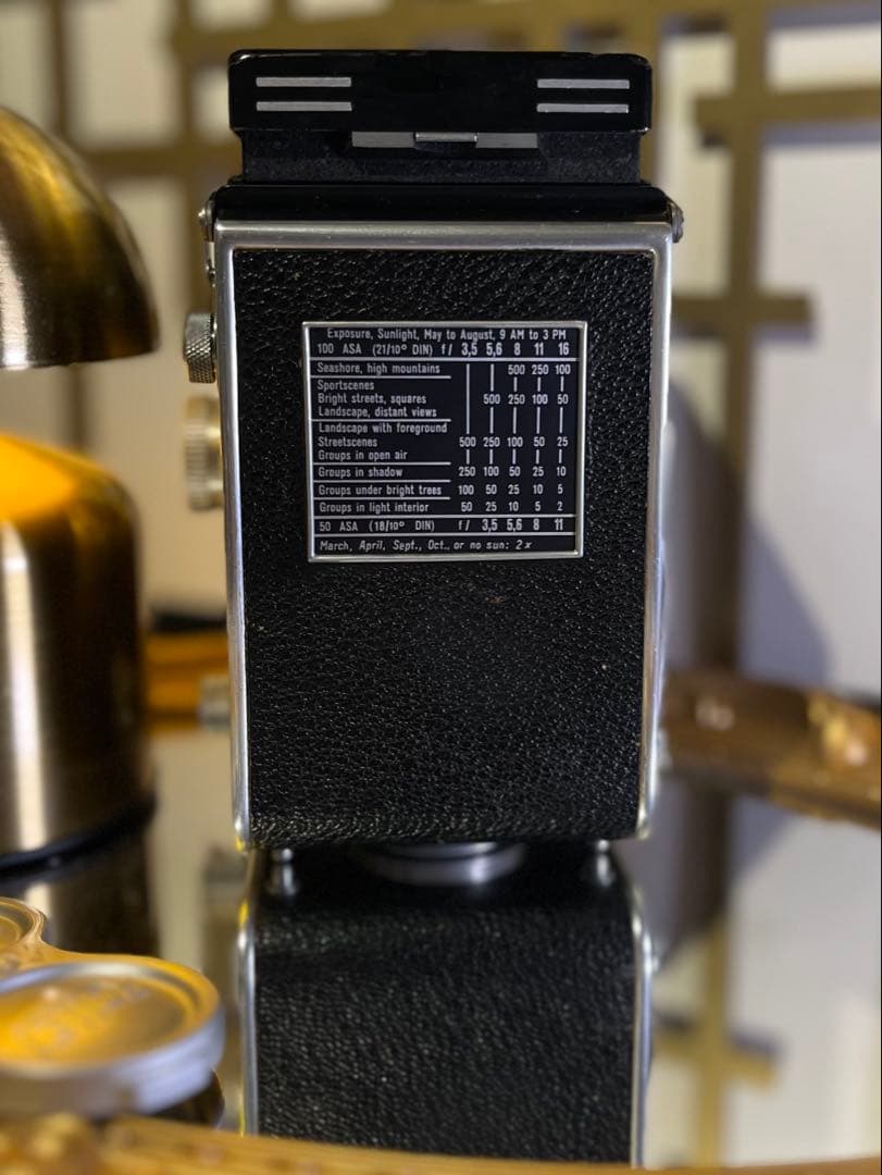 美品 RolleiFlex f3.5 75mm 美しいキャップ付き