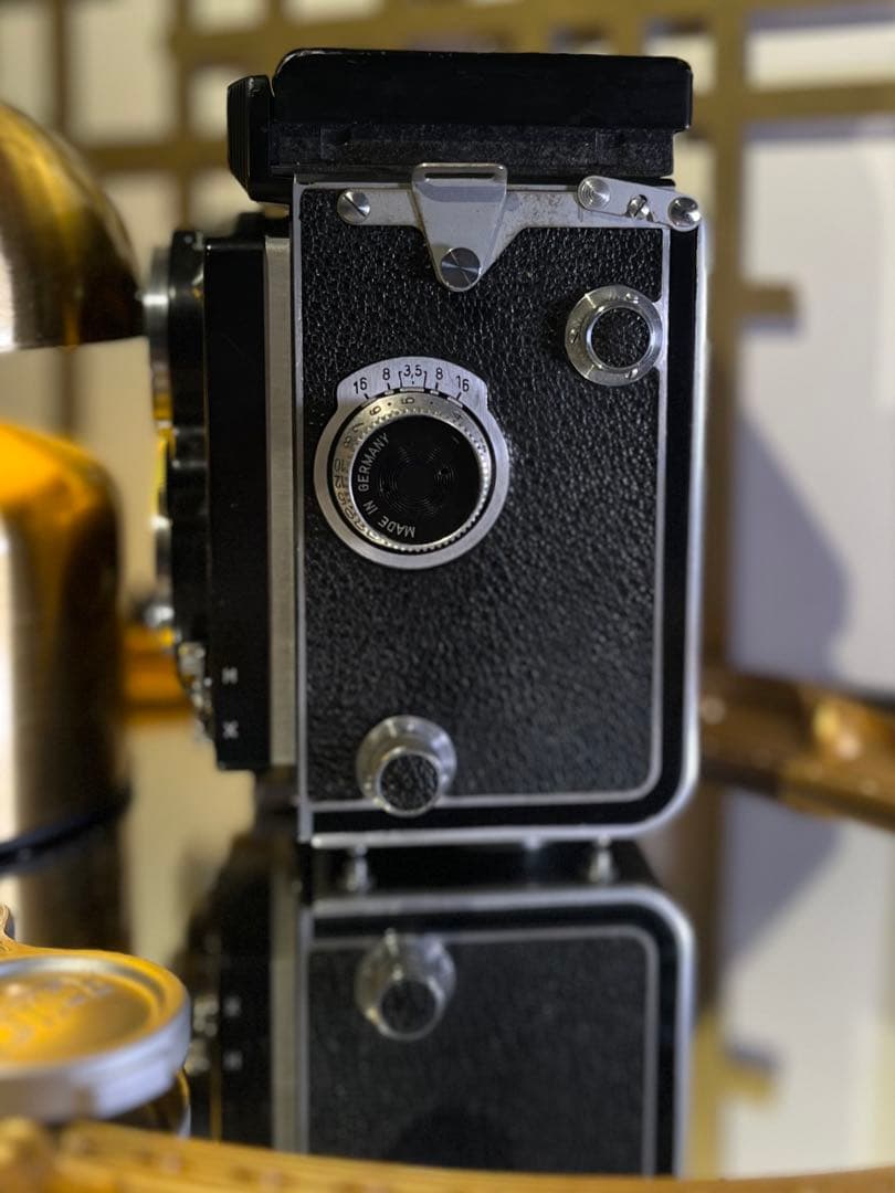 美品 RolleiFlex f3.5 75mm 美しいキャップ付き