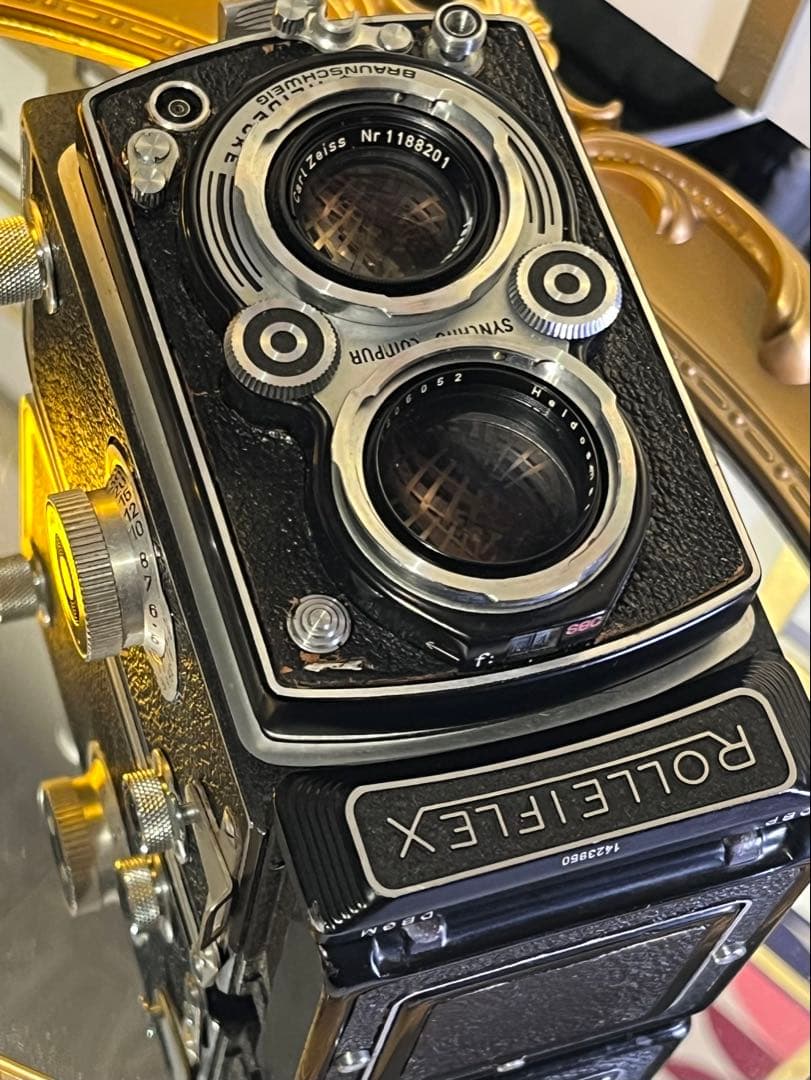美品 RolleiFlex f3.5 75mm 美しいキャップ付き