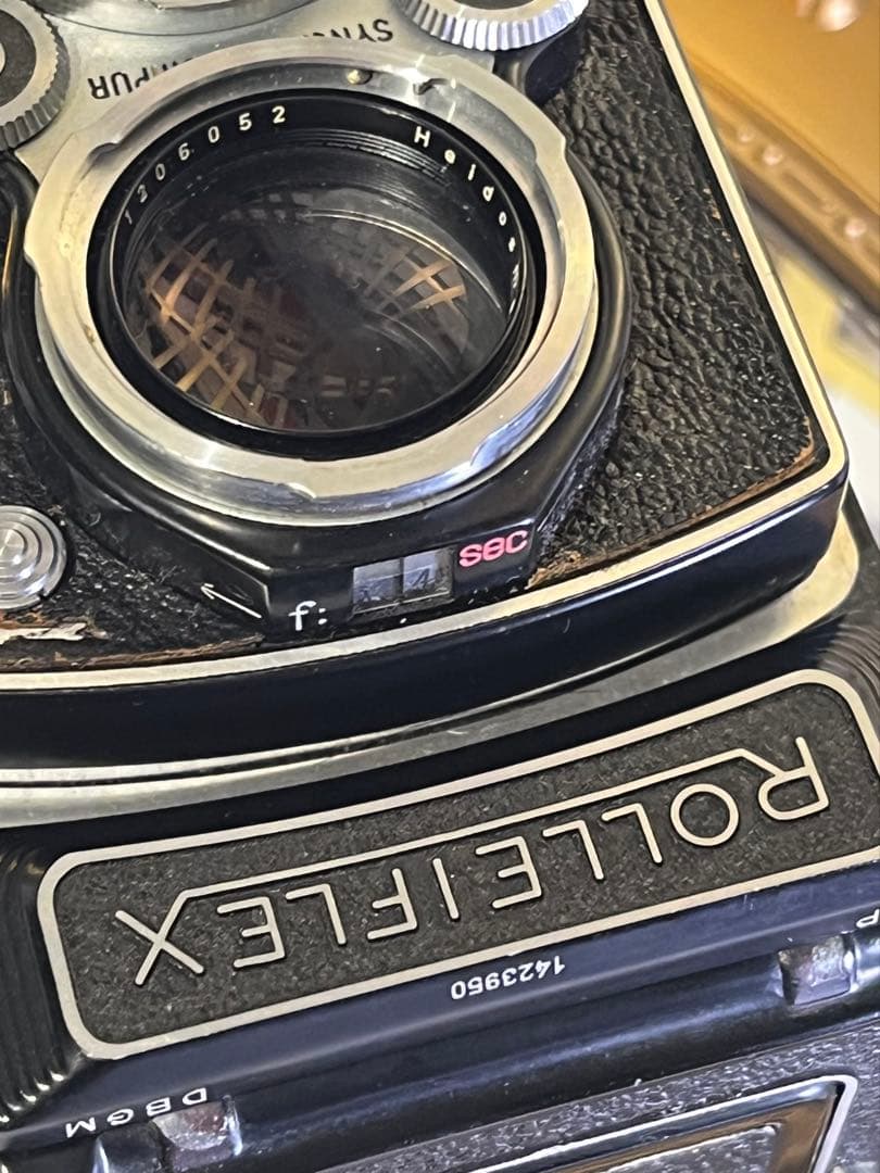 美品 RolleiFlex f3.5 75mm 美しいキャップ付き