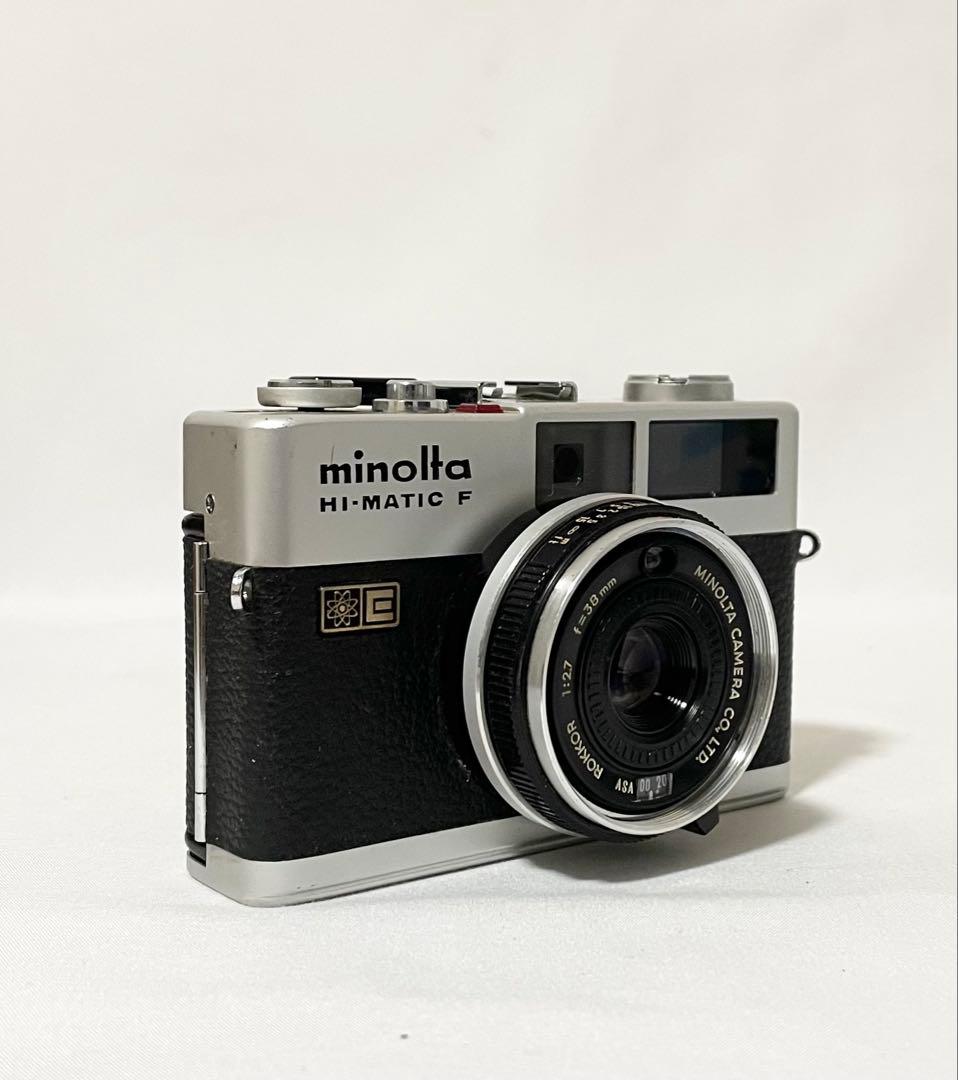 【動作品】MINOLTA HI-MATIC F フィルムカメラ