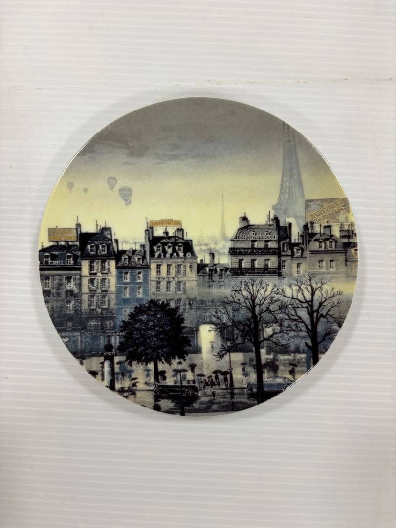 HIRO YAMAGATA2004ペリエ、レイニーデイ皿3枚（スタンド付き）