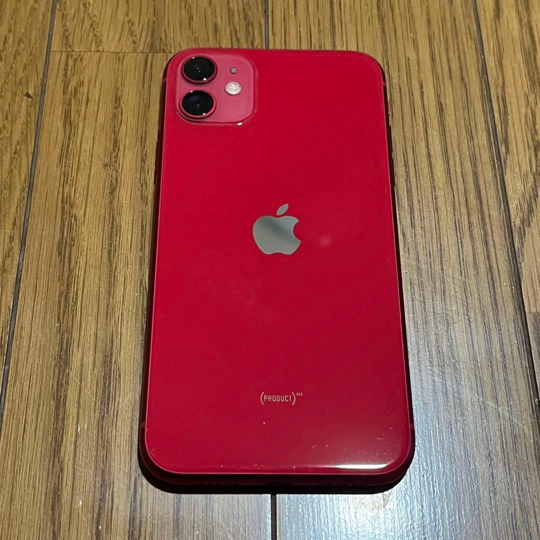 スマートフォン本体 iPhone11 64GB RED