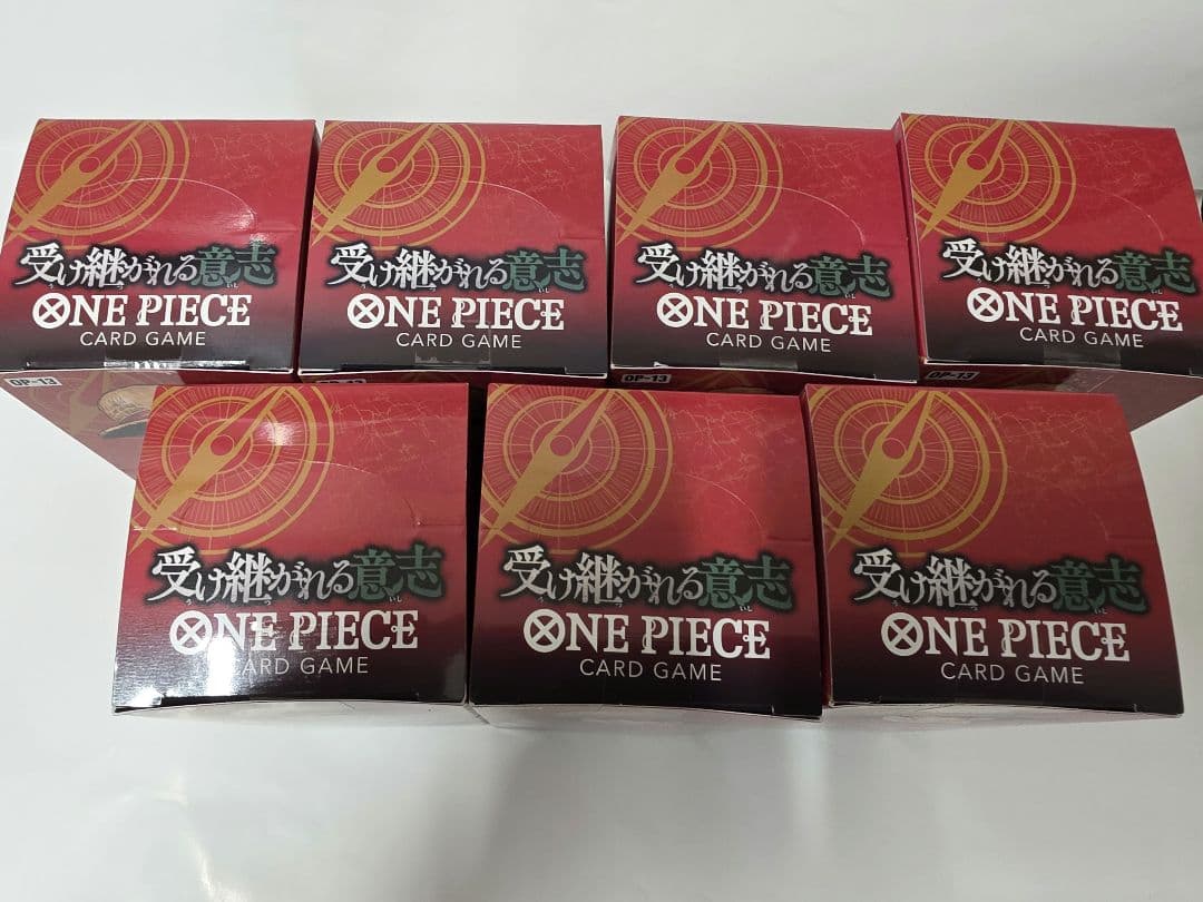 ワンピースカード 受け継がれる意志　7BOX テープ付き
