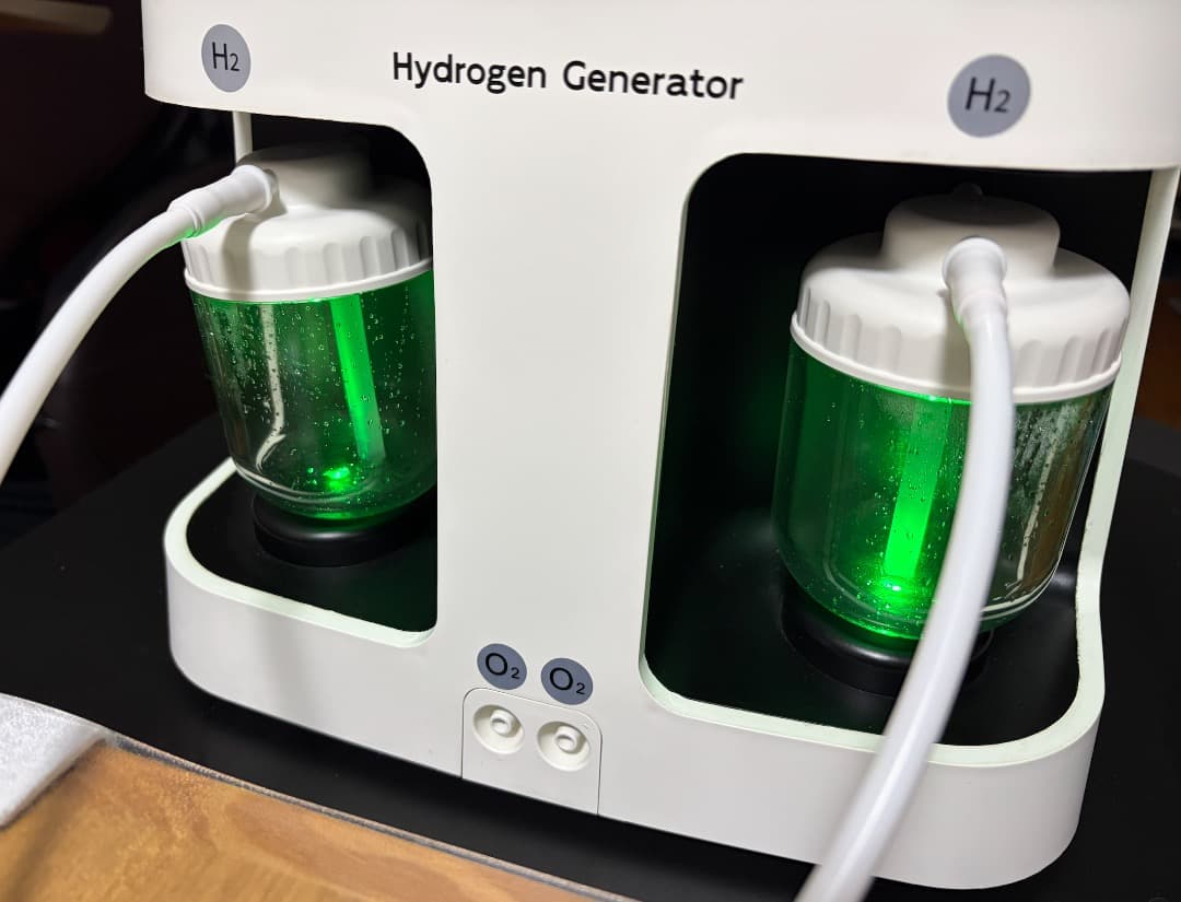 水素吸入器 毎分3000ml 医療グレード 発生量可変可能