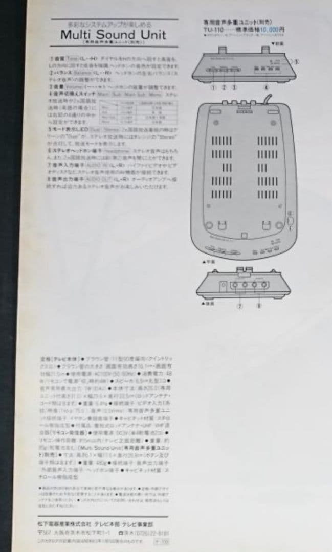 【ジャンク扱い】 piedra11 レトロ ブラウン管テレビ