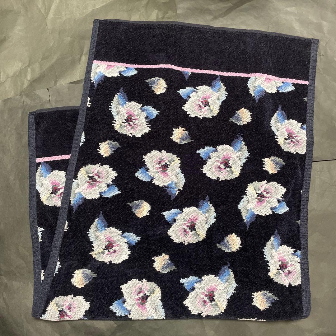 【B品】新品◆フェイラー FEILER◆ハンドタオル◆ローランサン◆ネイビー