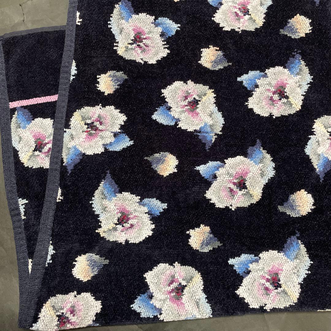 【B品】新品◆フェイラー FEILER◆ハンドタオル◆ローランサン◆ネイビー