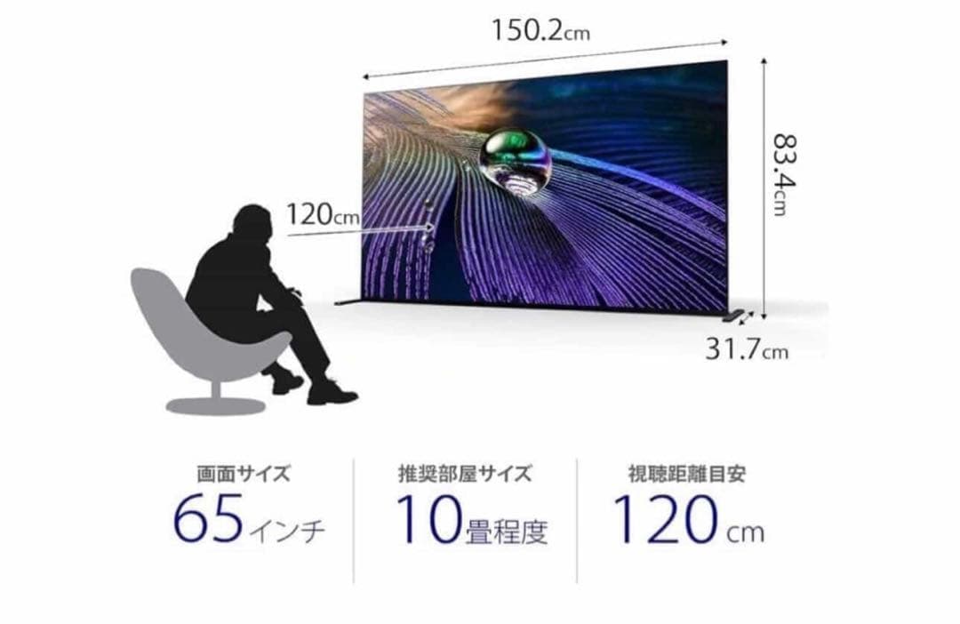 SONY BRAVIA 65V 4K液晶テレビ