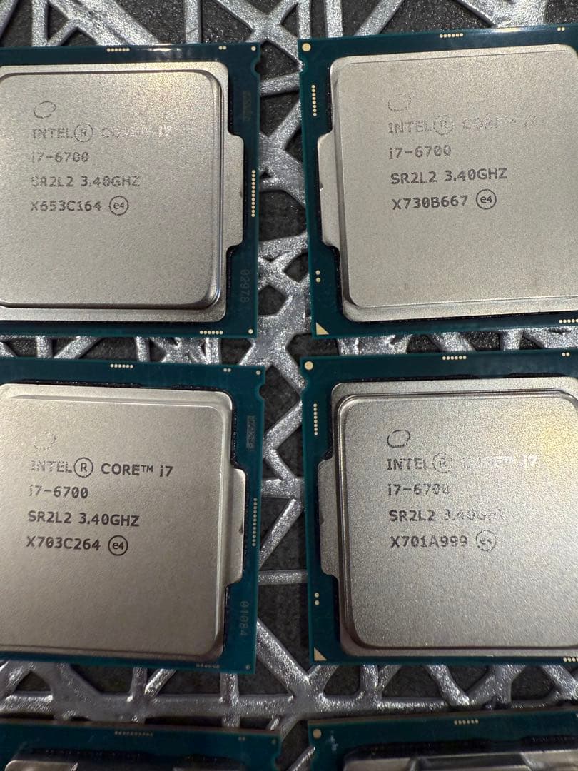 Intel core i7 9700、7700、6700×4、i5 9400