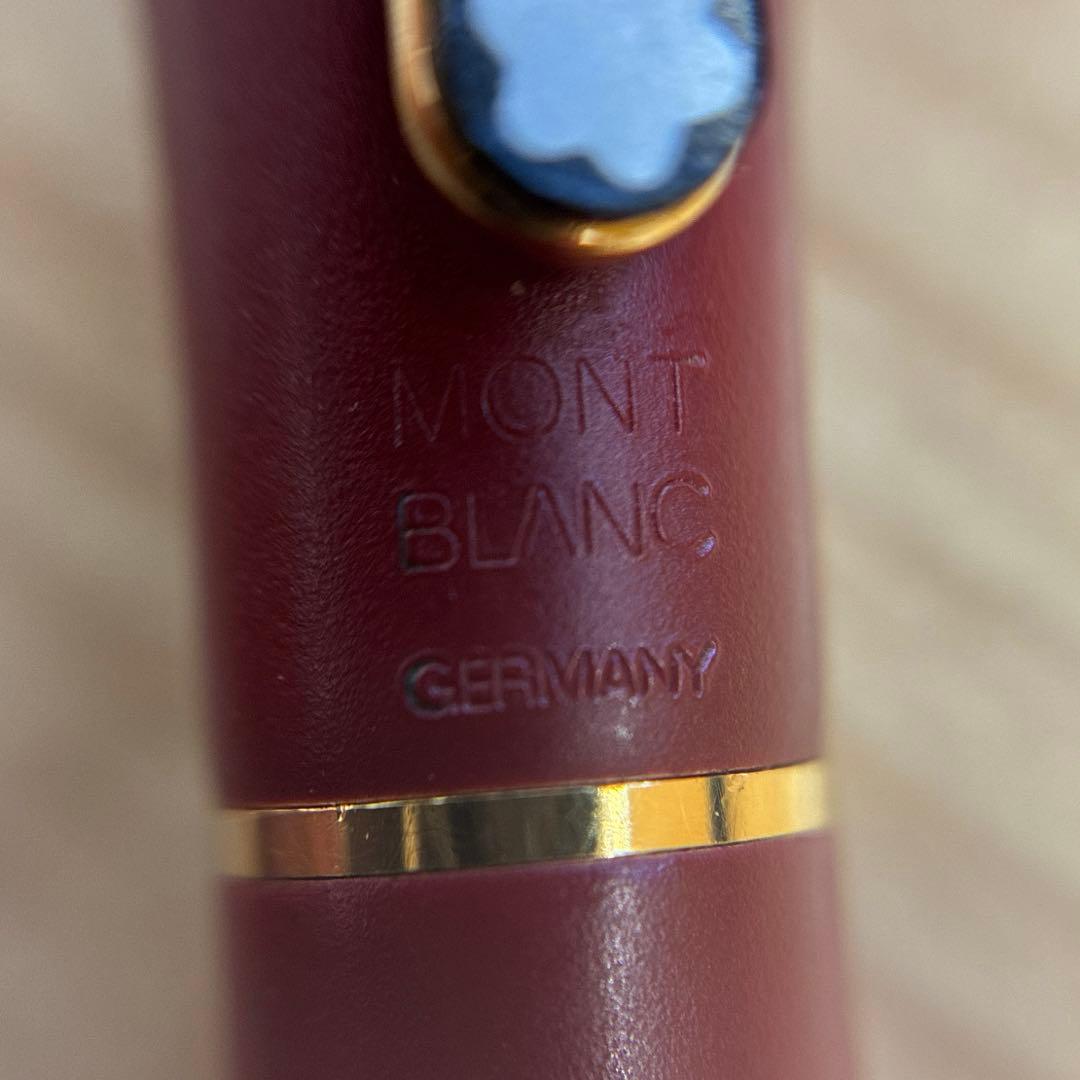 MONTBLANC モンブラン ボールペン レッド スリム ホワイトスター