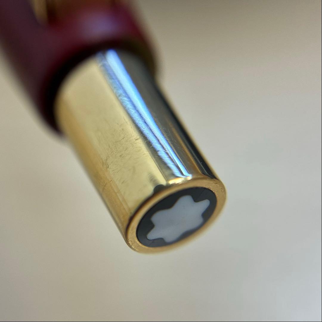MONTBLANC モンブラン ボールペン レッド スリム ホワイトスター
