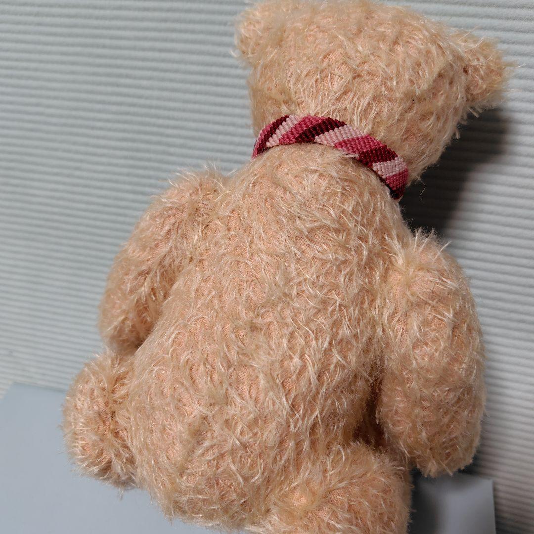 オレンジピンクのテディベア　30cm