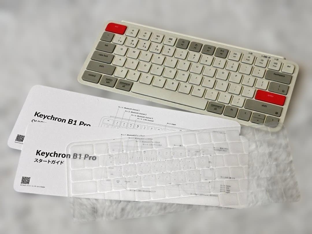 【美品】Keychron B1 Pro 英語配列 レトロレッド