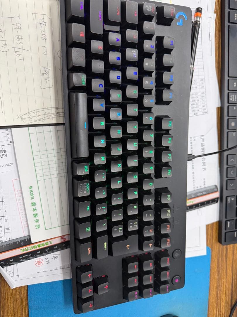 【箱無】Logicool GPro YU0037【青軸】 マウス　G300