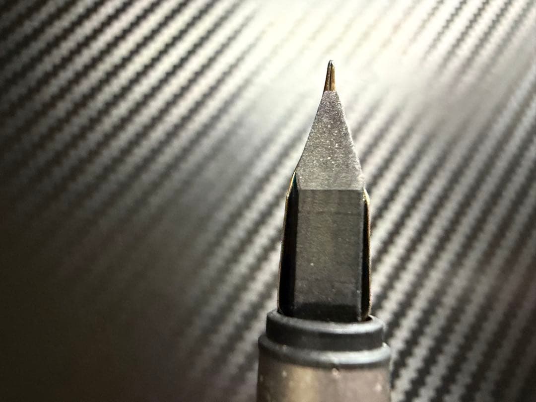 未使用に近い モンブラン ノブレス スリムライン 万年筆 14K EF 極細字