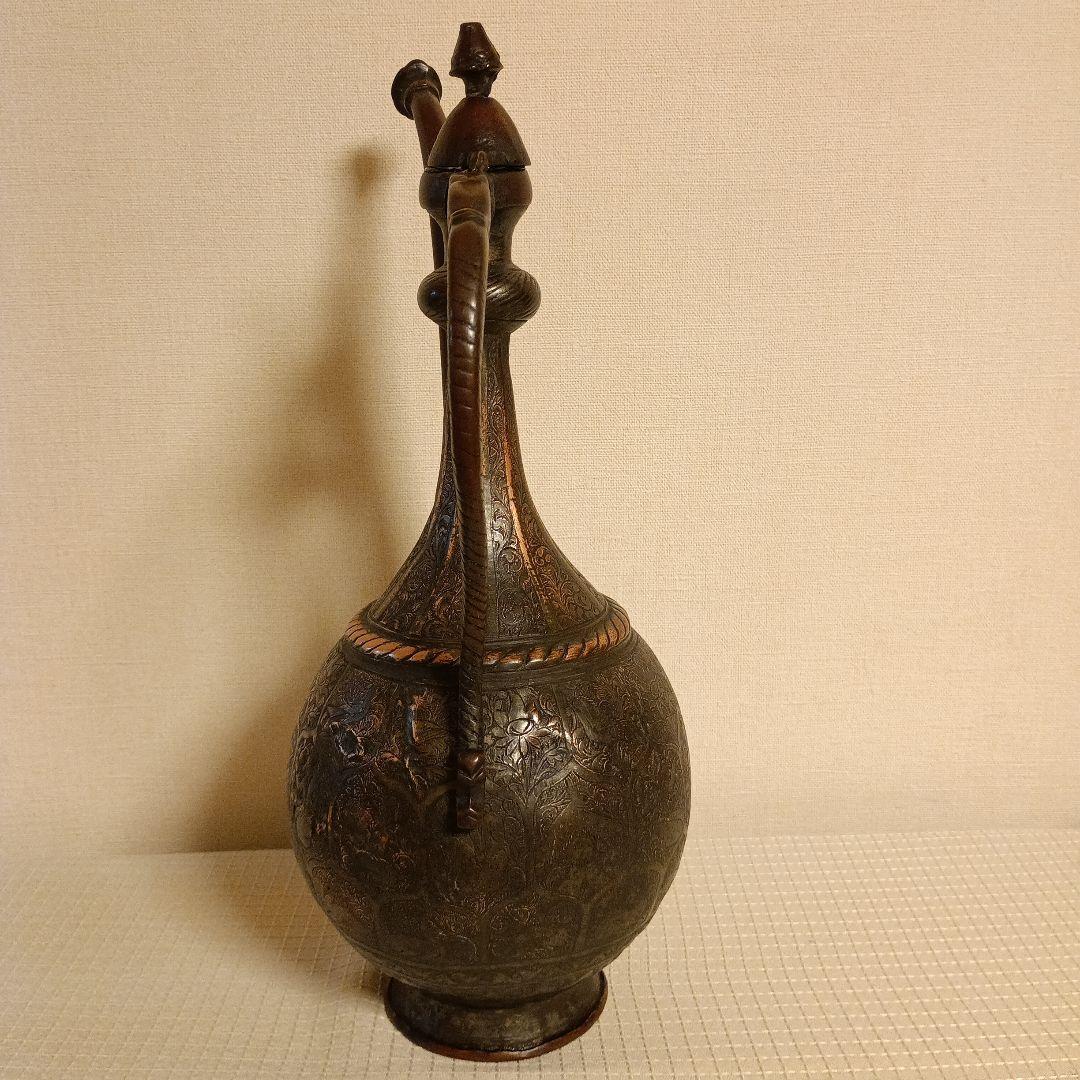 イランのアンティーク銅製水差し