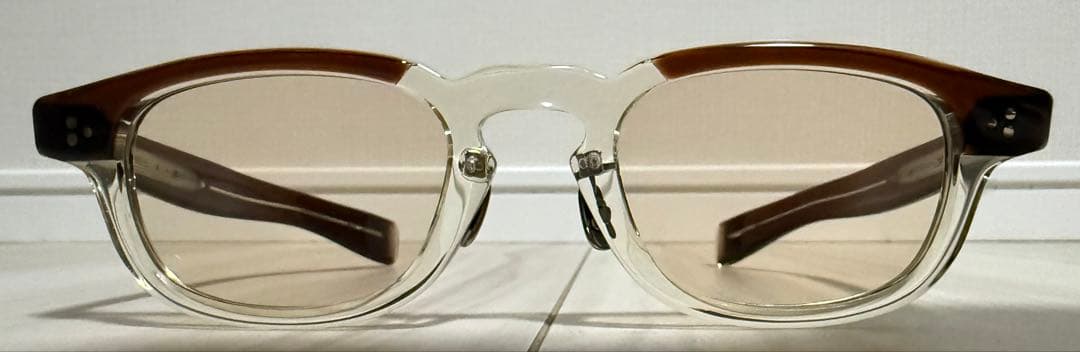 EYEVAN7285 351 c.353　GREY RED MIRROR付き