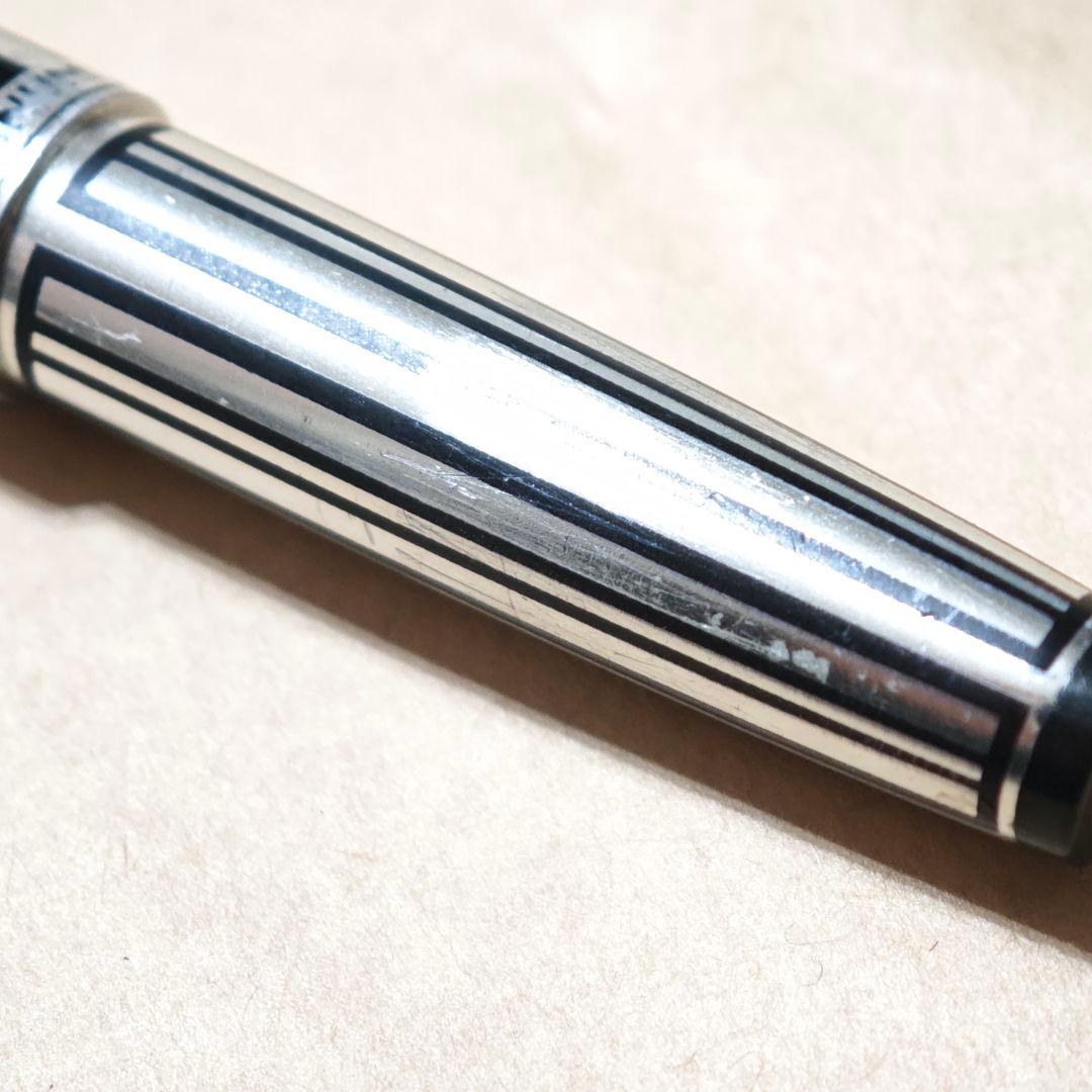 Platinum プラチナ 万年筆 18kWG ストライプ 廃盤