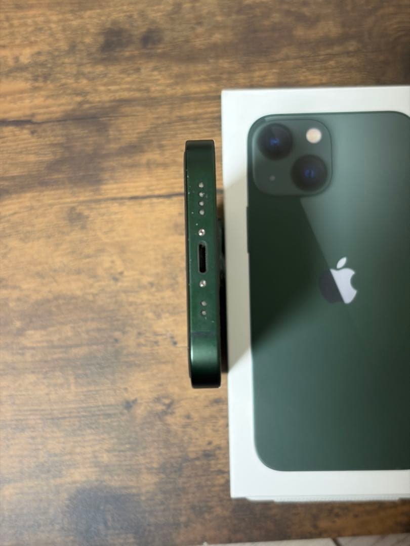 [中古]iPhone13mini グリーン128GB 最大充電72%SIMフリー