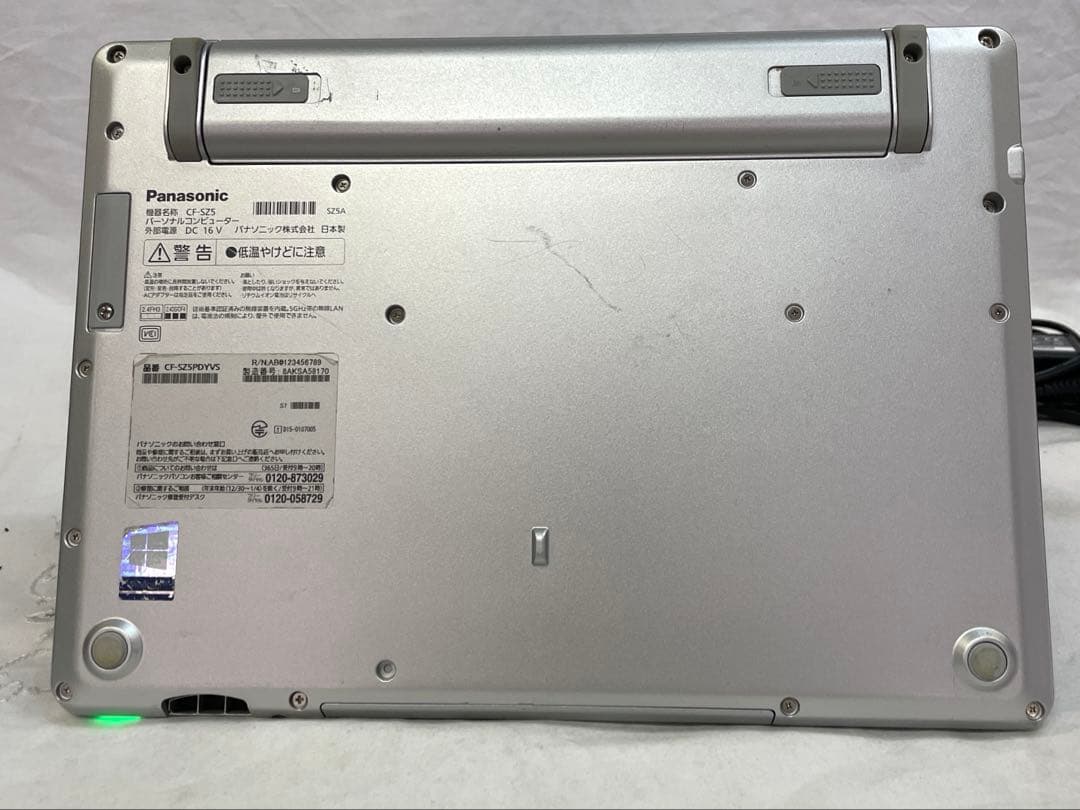Let's note CF-SZ5 SSD256GB メモリー8GB #C