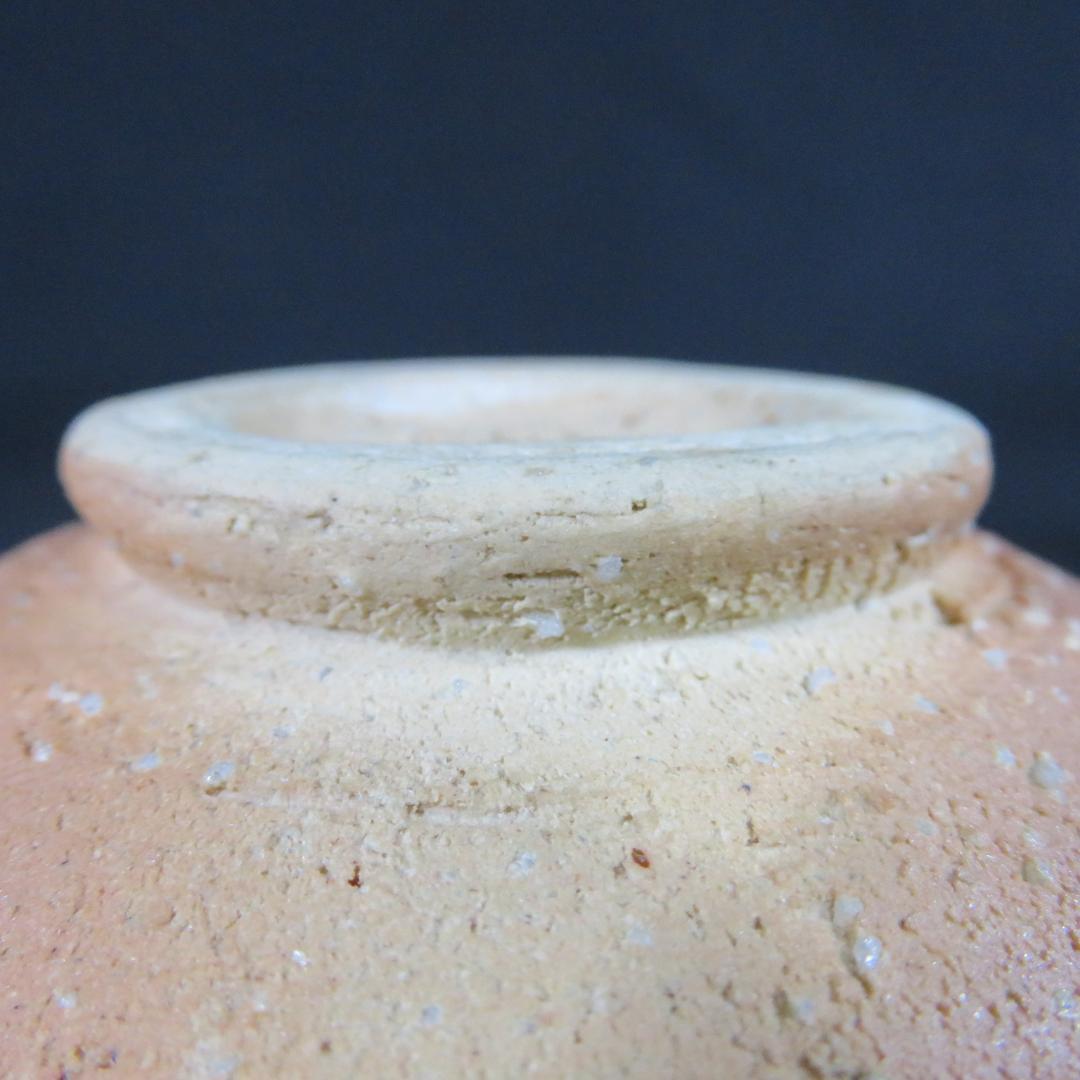 信楽焼 古伊賀筒茶碗 山本竜山作 木箱 共箱 抹茶碗 茶器 茶道具
