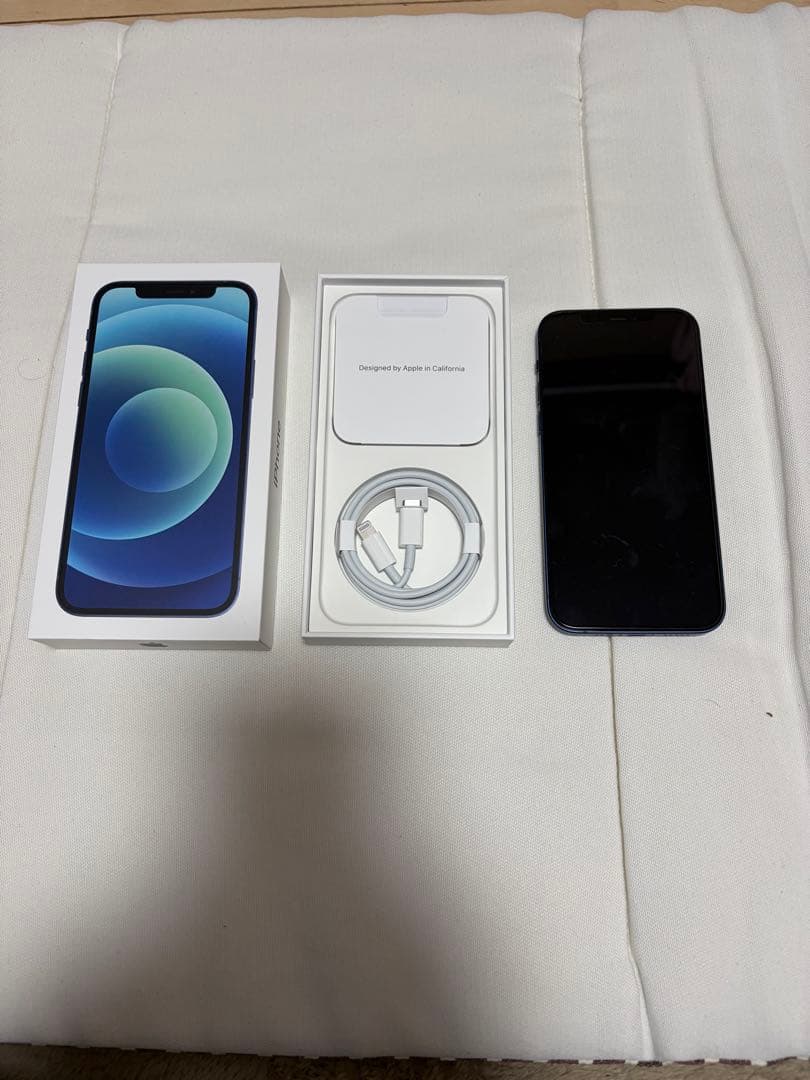 Apple iPhone 12 ブルー 本体 (バッテリー最大容量92%)