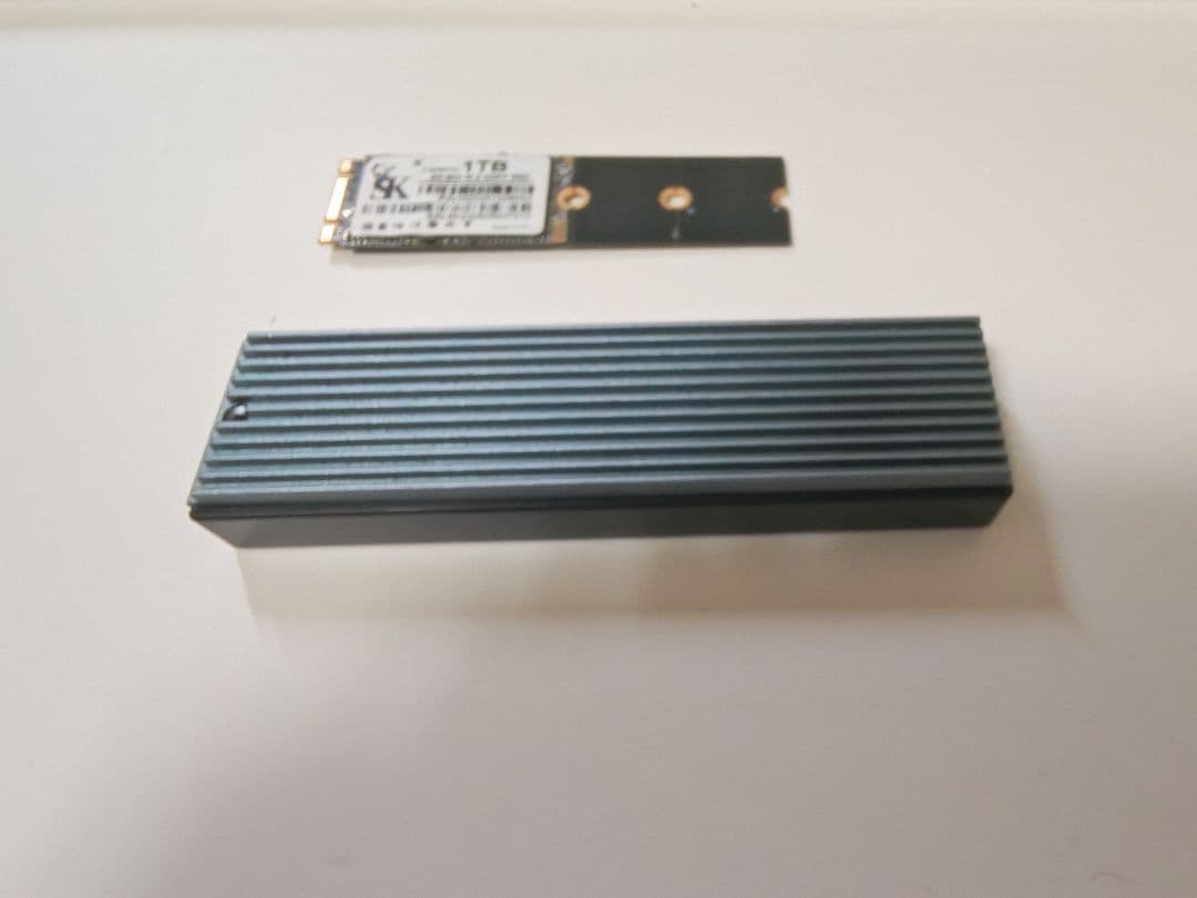 SK-600 M.2 NGFF SSD 1TB 外付けケース付き