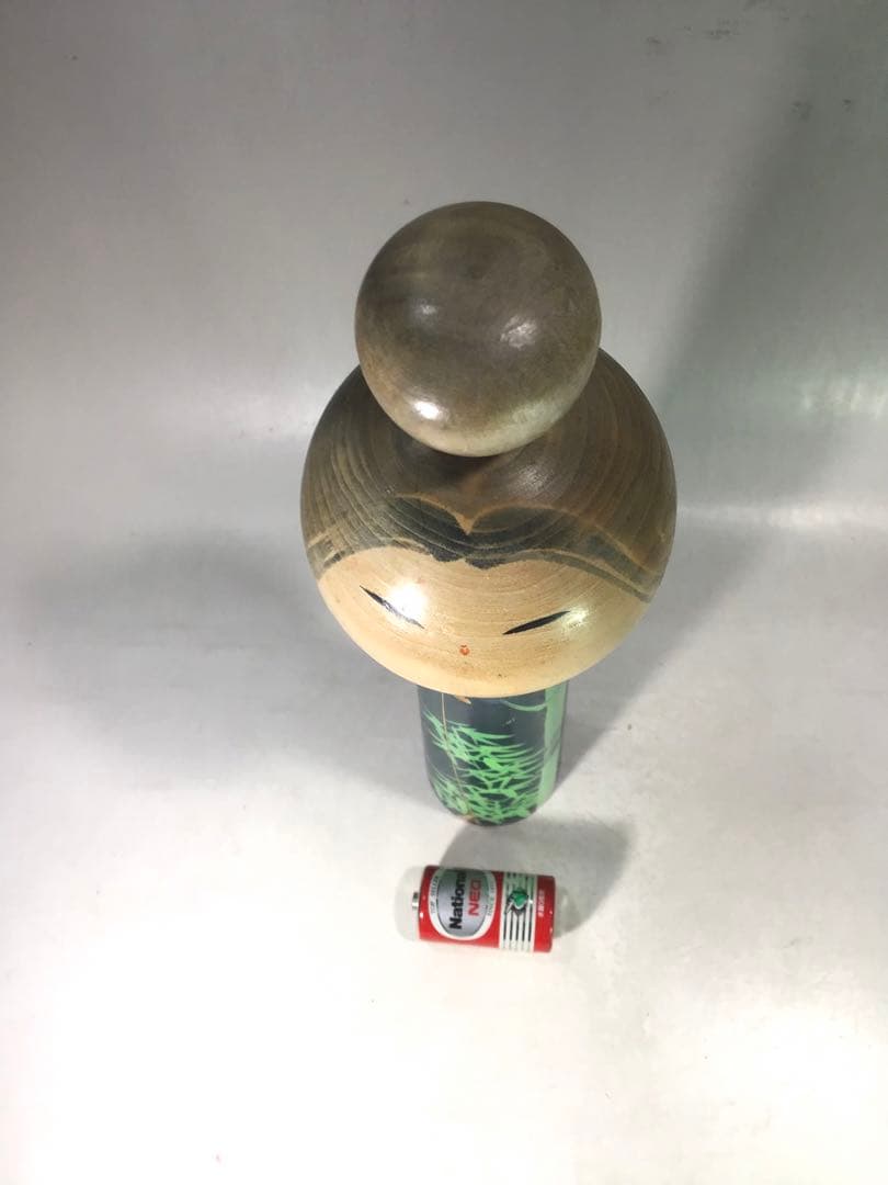 昭和レトロ 栗林一雪 竹林 創作こけし 人形 郷土玩具 作家 こけし 木彫り作家